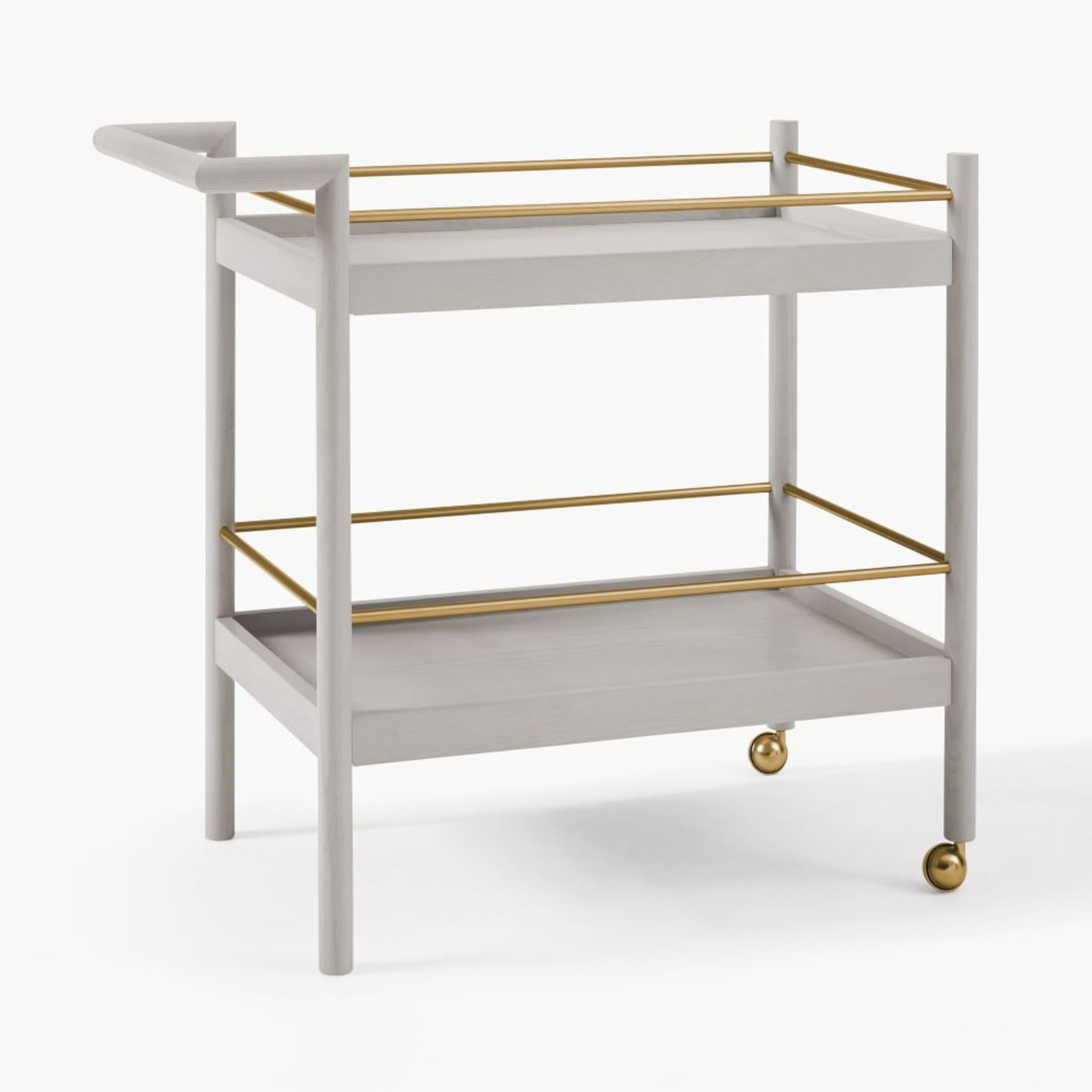 Mid-Century Bar Cart recalls the clean-lined aesthetic of the 1950s and '60s